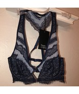 NWT Thistle &amp; Spire SZ 32C Denim Color Lace Accented Racerback Underwire... - $439.15 MXN