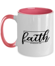 Religious Mugs Faith Ephesians 2:8 Pink-2T-Mug  - £15.94 GBP