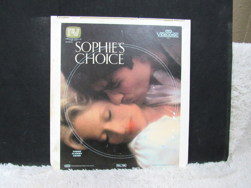 Primary image for CED VideoDisc Sophie's Choice (1982), Precision Video Limited Presentation