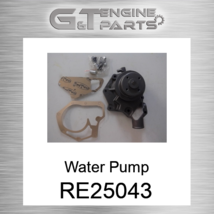 RE25043 WATER PUMP fits JOHN DEERE (NEW AFTERMARKET) - £628.35 GBP