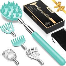 Telescoping Back Scratcher with 5 Detachable Heads, Gifts for Christmas,... - €22,81 EUR