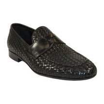 Men's GENIO Genuine Braided Leather Upper And Sole Shoes Turkey 120196067 Black image 5