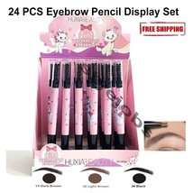 24 PCS Wholesale Bulk Display 2 in 1 Waterproof Eyebrow Pencil Set - £24.52 GBP