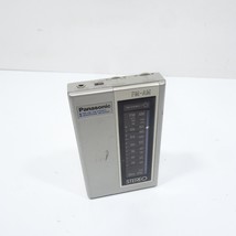 Panasonic Handheld Radio RF-444 FM-AM-FM Stereo Headphone Vintage - $22.49