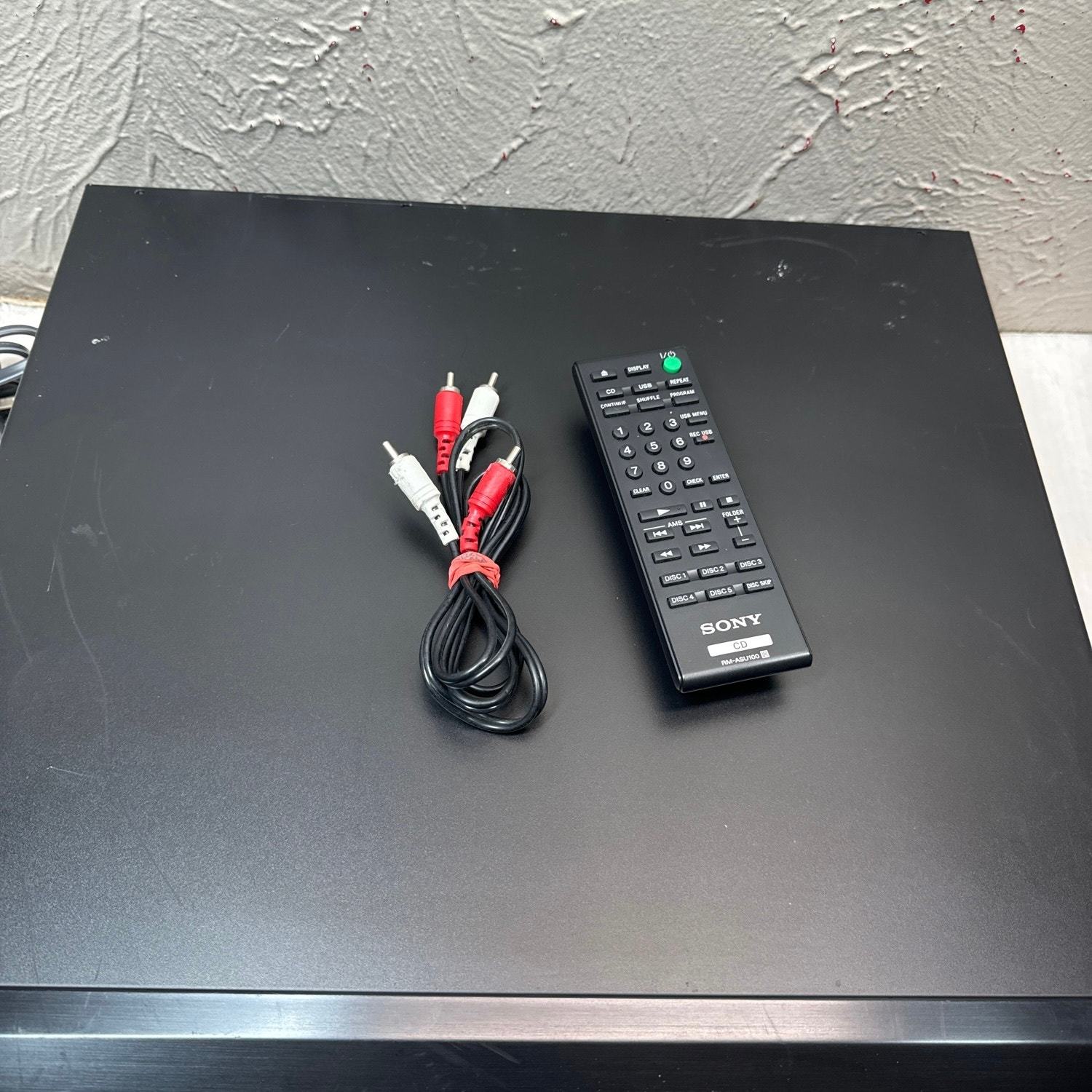 SONY CDP-CE375 5 Disc CD Changer Carousel Ex-change System With Remote Item image 4