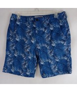 Arizona Jeans Co Classic Fit Flex Men&#39;s Blue Hawaiian Shorts Size 36 - $19.79