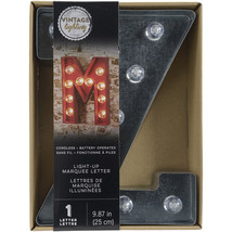 Lighted MARQUEE Letters: Silver Light Up Letter Z, 9.875 Inches - £38.24 GBP