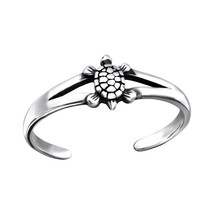 Turtle 925 Silver Toe Ring - £11.95 GBP
