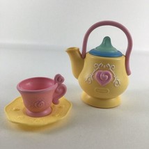 Little Tikes Vintage Pretend Play Food Tea Party For One Teapot Cup Sauc... - $49.45