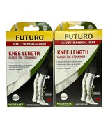 Futuro Unisex M Anti Embolism Knee Length Closed Toe Stockings White 710... - €7,35 EUR