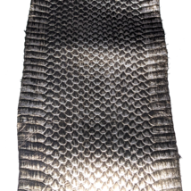 Metallic Snake Skin SNAKESKIN genuine leather HIDE Craft Supply Vintage ... - $317.57 MXN+