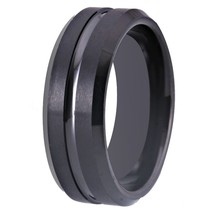 Rings Men Classic Wedding Engagement Ring for Woman Tungsten Carbide Anniversary - £29.34 GBP