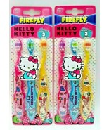 HELLO KITTY Child Soft 2 Pack Toothbrush Set Firefly BRAND NEW SEALED PACKS - $17.58 CAD