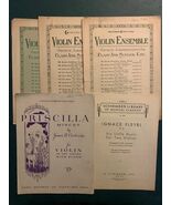 VIOLIN Sheet Music Book Lot Of 5 - $6.50