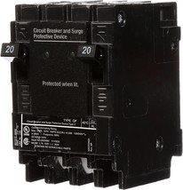 Whole House Surge Protection From Siemens Qsa2020Spd With Two 20-Amp Circuit - £105.81 GBP