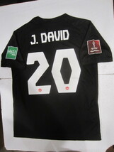 Jonathan David #20 Canada 2022 World Cup Qualifiers Stadium Third Soccer... - $1,311.04 MXN