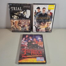 New DVD Lot 3rd Rock From The Sun Season 1 Uncut The Trial, Escape, Kingsman - £11.40 GBP