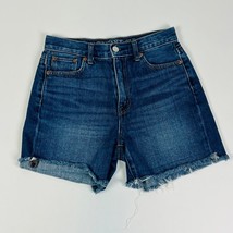 American Eagle Mom Short Womens Jean Shorts Size 00 Blue Stretch - £14.69 GBP