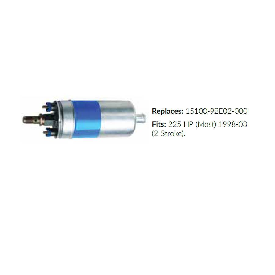 FUEL PUMP ELECTRIC SUZUKI 2 STROKE 225 HP 98-03 replaces 15100-92E02 - $249.95