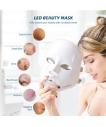 LED Facial Mask Photon Therapy Anti-Acne Wrinkle Removal Face Skin Rejuvenation - £36.98 GBP