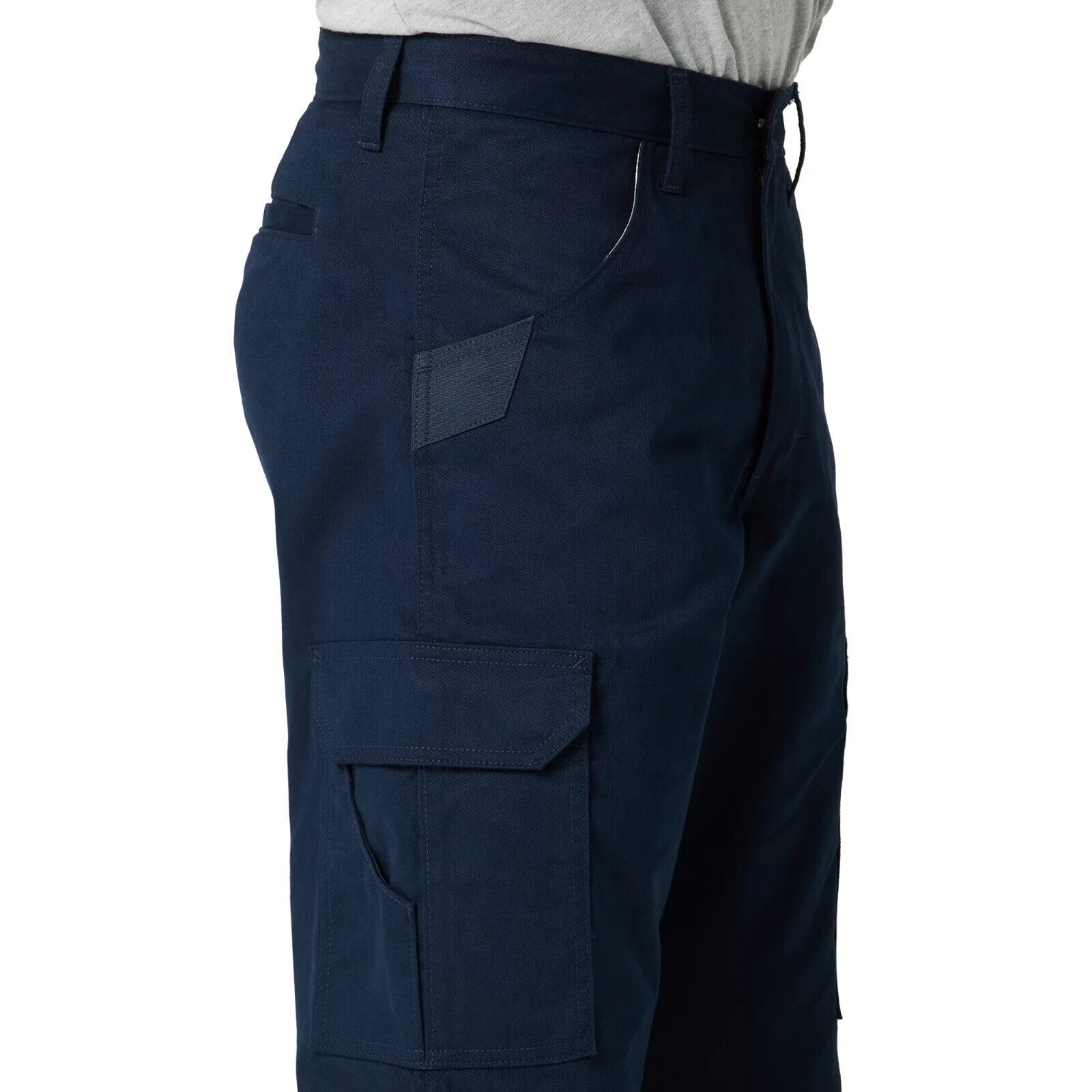 Men's Wrangler Workwear Relaxed Fit Cargo Pant, Blue Size 44 x 32 Item image 2