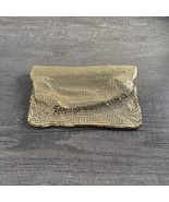 Vintage Whiting and Davis Gold Mesh Evening Handbag Coin Purse Clutch Zi... - $394.44 MXN