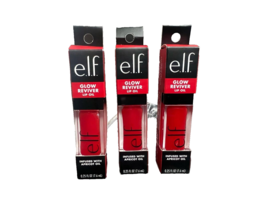 e.l.f. Glow Reviver lip oil (red delicious) pack of 3 - £21.87 GBP