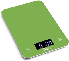 Lime Green Ozeri Touch Professional Tempered Glass Digital Kitchen Scale - £27.48 GBP