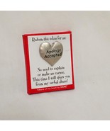Ganz Tokens Of My Heart Redeem This Token for an Apology Accepted 1&quot; Vin... - £11.62 GBP