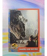 1993 Topps Jurassic Park Trading Card | Immobile and Invisible #42 - $0.99