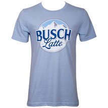Busch Latte Men&#39;s Light Blue T-Shirt Blue - £27.34 GBP+