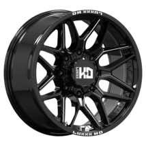 20X10 Luxxx HD LHD36 8X165.1 -19 125.1 Gloss Black Milled - Wheel - $337.50