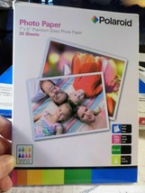 Polaroid Photo Paper 7x5 Premium Gloss 22 Sheets &amp; 1 6.5x4 - £4.25 GBP