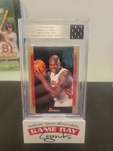 2003&#39;04 Bowman Shaquille O Neal game used jersey Heat Beckett Encased - £21.35 GBP