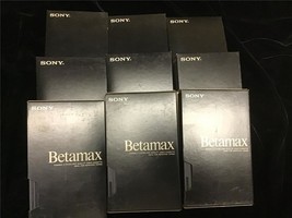 Betamax USED Sony Dynamicron L-750 Tapes Sold As Blanks 9ct YOU Select - £16.94 GBP