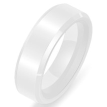 White beautiful shiny side ceramic ring for women top quality jewelry without scratches thumb200