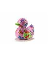 Romero Britto Pink Love Duck Figurine Limited Edition Rare Retired Colle... - £77.47 GBP