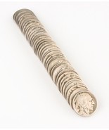 1916 5¢ Buffalo Nickel Roll, G to VF Condition, Full Dates, No Major Pro... - $4,309.07 MXN