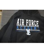 USAF USAFA AIR FORCE ACADEMY FIGHTING FALCONS MILITARY HOODIE LARGE - $29.06