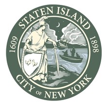 Staten Island New York Seal Sticker Decal R7542 - £1.54 GBP+
