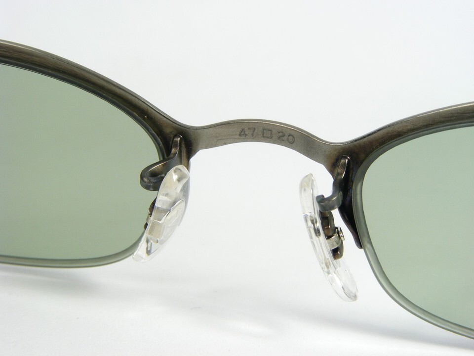 EYEVAN Allure P Peltre Gafas de Sol Con / Verde Claro Lente 47-20-140mm Japón Item image 10