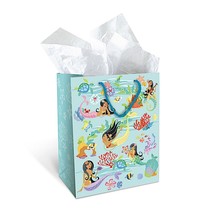 Hawaiian Island Hula Honey Mermaid Heavy Paper Gift Bag - £9.64 GBP