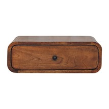 Avora Wall-Mounted 1-Drawer Honey Caramel Nightstand - $201.11 CAD