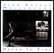 John Cougar Mellencamp &quot;Paper In Fire/Never Too Old&quot; 7&quot; Picture Sleeve ONLY F1 - £1.56 GBP