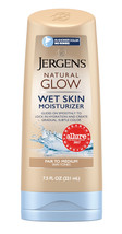 Jergens Natural Glow Wet Skin Moisturizer, Fair to Medium Skin Tones, 7.5 fl oz  - £11.95 GBP