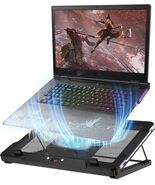 DEPGI Laptop Cooling Pad, Laptop Cooler Stand with 5.5&quot; Movable Fan - $44.96 CAD
