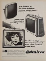 1965 Print Ad Admiral 21&quot; Portable TVs Slim Television Sets Chicago,Illinois - £16.27 GBP