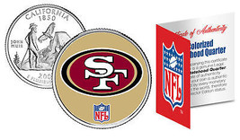 SAN FRANCISCO 49&#39;ers NFL CA US Statehood Quarter Colorized Coin  *Licensed* - $12.16