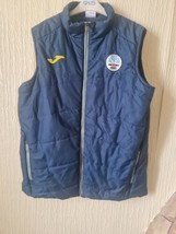 Joma Swansea city AFC Teal Blue Gilet   jacket size Medium Express Shipp... - $29.42
