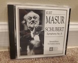 Kurt Masur: Franz Schubert ‎‎ Sinfonia n. Il grande&quot;&quot; (CD) 9&quot;&quot; C, D. 944 - $9.47